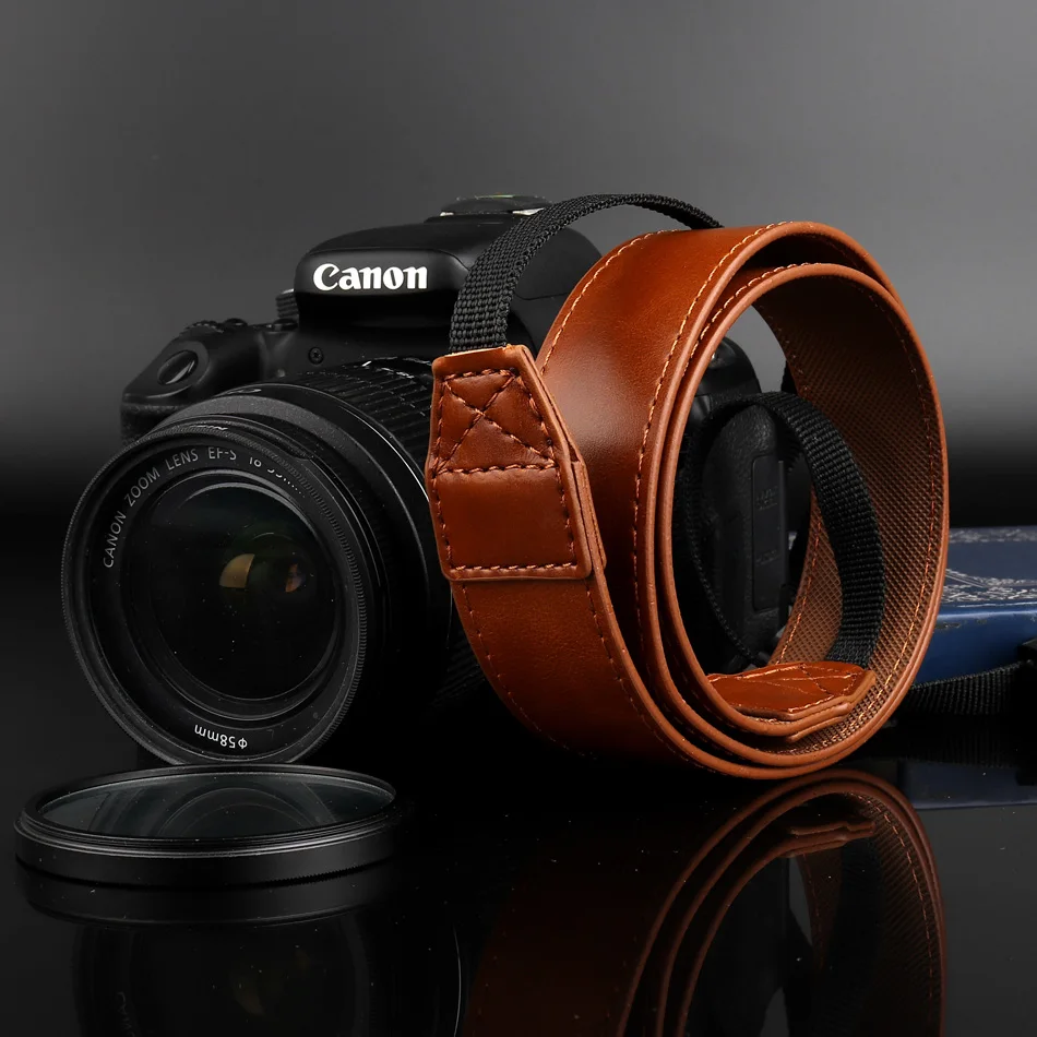 Ремешок для камеры из искусственной кожи ремешок на плечо Canon 1300D 1200D 1100D 100D 200D 750D