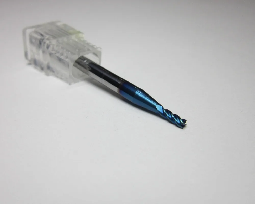 Оптовые поставки 6 шт. HRC68 4 флейты вольфрамовая твердосплавная фреза 1 2 3 5 мм |