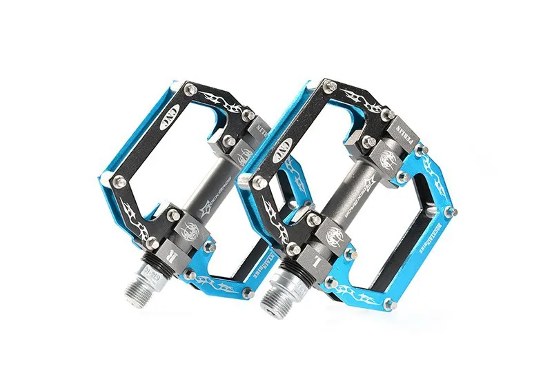 RockBros MTB BMX DH велосипед сверхлегкие Педали Алюминиевый корпус ось 9/1" Cr Mo шпиндель Велоспорт seальд Подшипник педали 3 вида стилей
