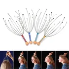 Голова осьминога щетка для массажа головы шеи тела головы массажер для снятия стресса Расслабляющий массаж тела массаж для головы