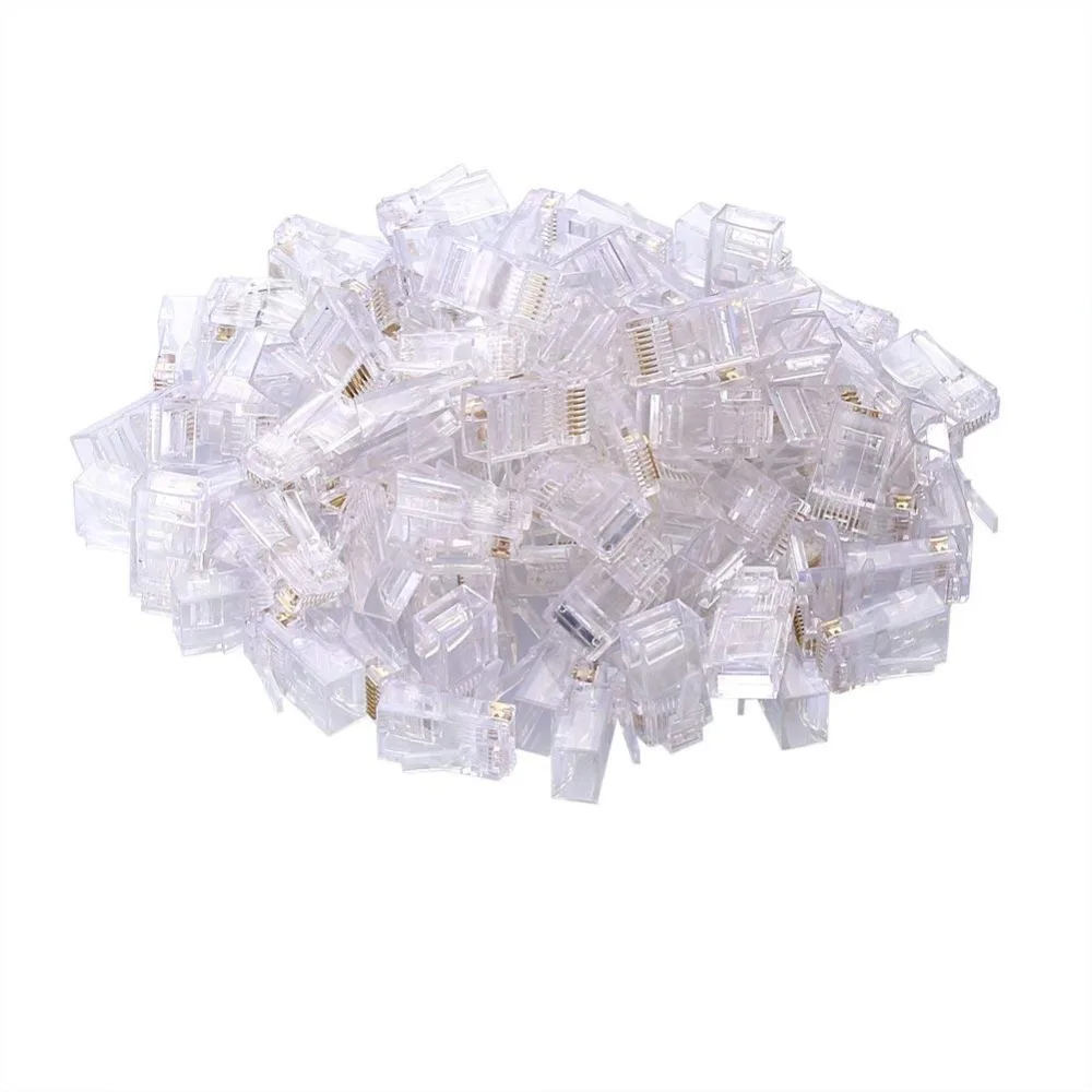 50 шт. Модульный сетевой разъем RJ45 RJ 45 CAT5 CAT5E|Компьютерные кабели и разъемы| |