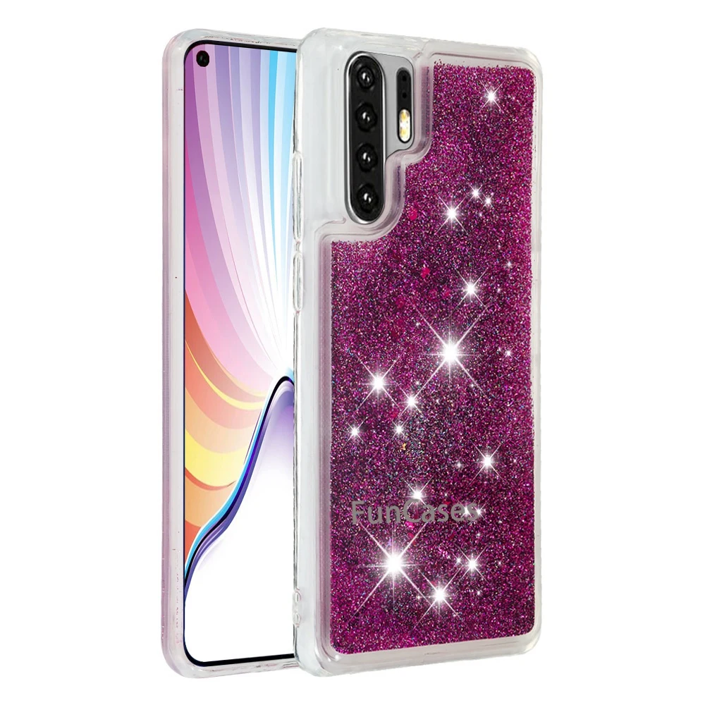 Единорог Фламинго динамический прозрачный блестящий для huawei P30 Pro мягкие чехлы