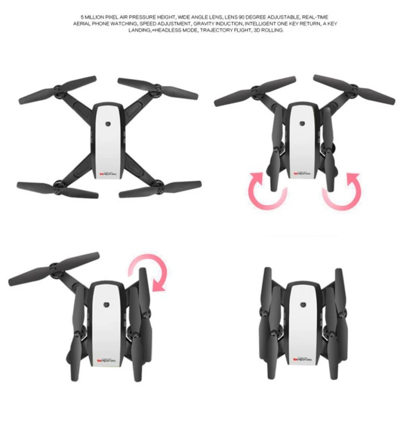 GPS Smart Follow Me складной Радиоуправляемый Дрон X28GWF положение Wifi FPV 720P 1080P камера в