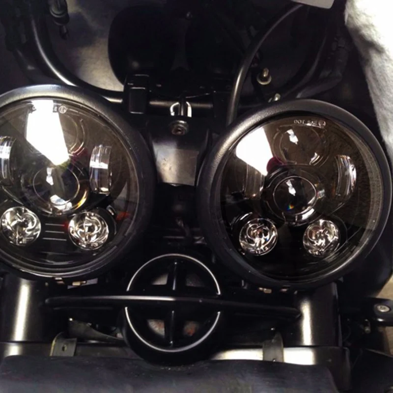 Светодиодная мотоциклетная фара WUMFIRE 5 75 дюйма для Sportster 1200 XL1200L Custom XL1200C 883 XL883 883L