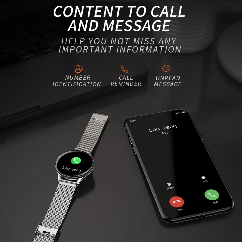 Smart watch men waterproof Tempered glass Fitness Heart rate monitor Blood pressure Sports Men women Smart band pk garmin SN58