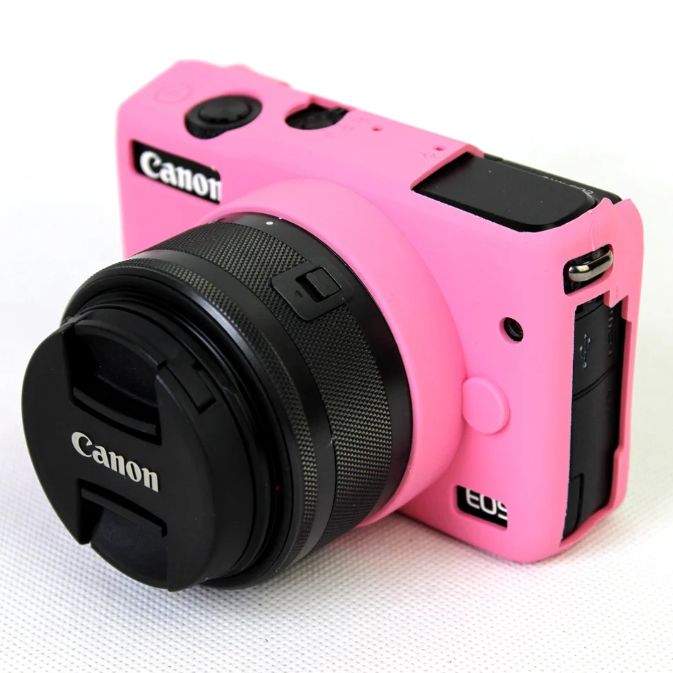 Мягкий силиконовый резиновый защитный корпус для камеры чехол Canon EOS M10 Сумка