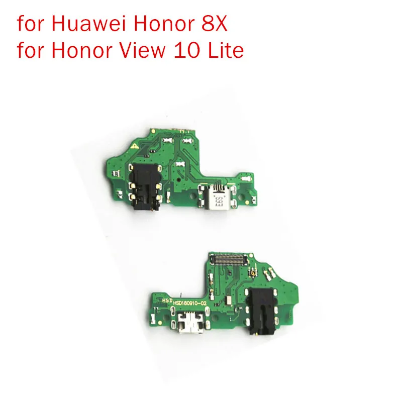 Для huawei Honor 8X/View10 Lite USB Зарядное устройство Док-станция для подключения наушников Соединительный зарядный гибкий кабель Запчасти для ремонта Запчасти Тесты QC