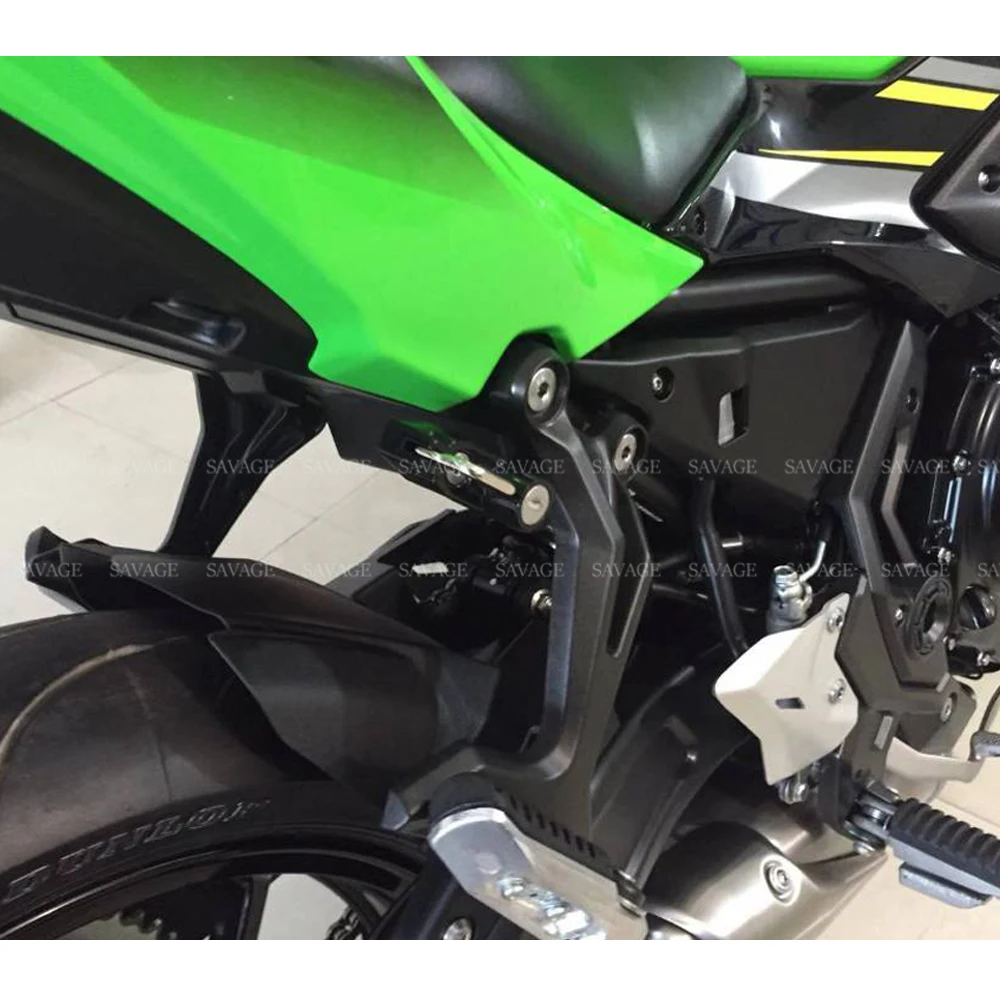 Левый и правый замок на шлем для KAWASAKI NINJA 650 Z650 Z 650 Анти-Вор безопасности замок аксессуары для мотоциклов ключ
