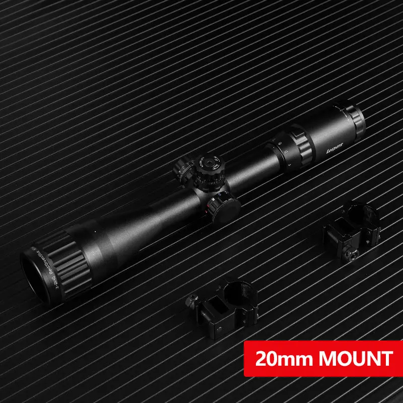 LEAPERS 3-9X40 прицел красный зеленый синий точечный прицел с подсветкой Retical Sight охотничьи прицелы Riflescope тактическая оптическая винтовка - Цвет: 20mm mount