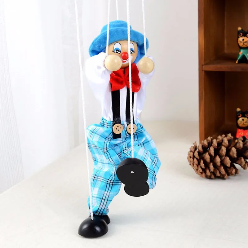 Новая кукольная кукла клоун деревянная винтажная детская игрушка|doll vintage|doll toysdoll