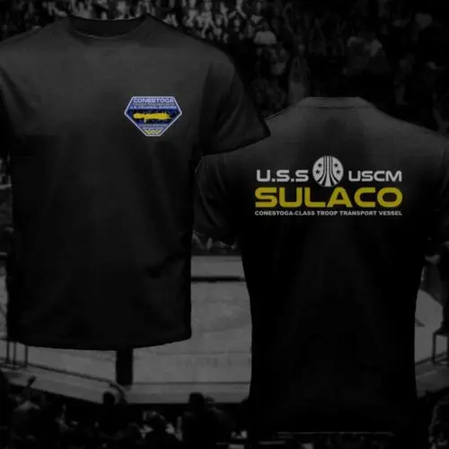 Новинка года: футболка с изображением пришельцев Uscm Sulaco Nostromo Wayland Yutani, Высококачественная брендовая футболка для мужчин
