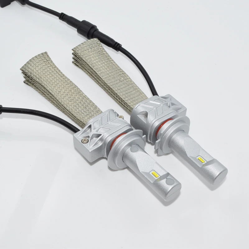 Комплект для автомобильных светодиодных фар H7 высокая мощность 6500 лм |
