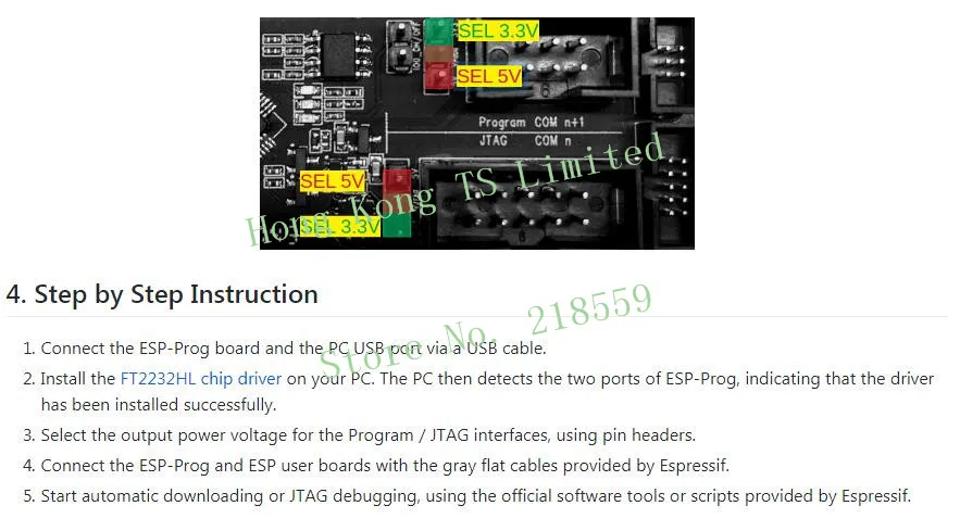 ESP-Prog JTAG отладка и загрузчик программ