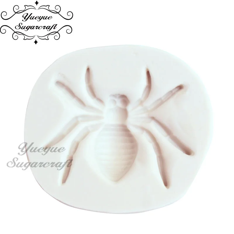 Yueyue Sugarcraft Spider силиконовая форма для помадки инструменты украшения торта
