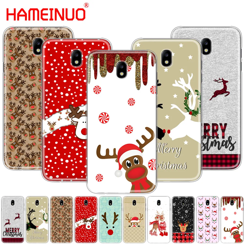 HAMEINUO милый новогодний чехол для телефона с рождественским оленем Samsung Galaxy J3 J5 J7 2017