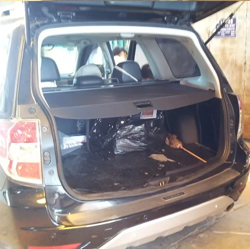 Задний багажник автомобильный защитный чехол для груза щит SUBARU Forester 2009 .2017