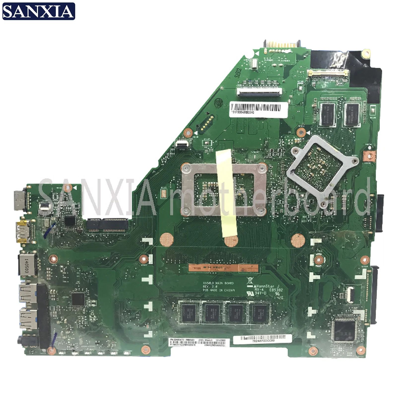 KEFU X550LD материнская плата для ноутбука ASUS VivoBook X550LD X550LC X550LN материнская плата 4G-RAM I3-4010U GT720M
