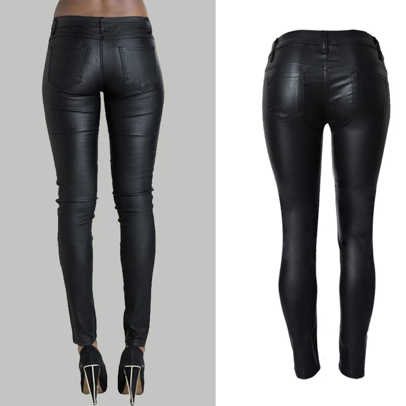 Зимние женские брюки 2020 джинсы с завышенной талией черные карандаш брюки|black pencil