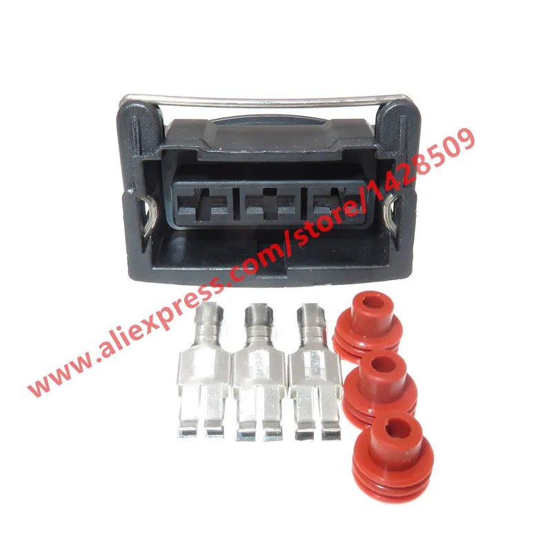 

20 Sets 3 Pin 6.3mm Series Automotive Connector Waterproof Plug For Car Wiring Harness