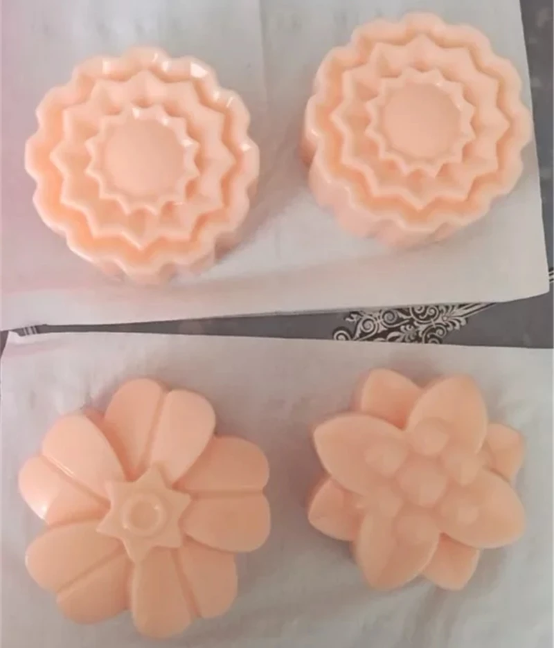 DIY мыловарение поставки Confeitaria силикагель 6 отверстий 3 группы цветок торт форма для изготовления мыла вручную форма для желе, пудинга Популярные