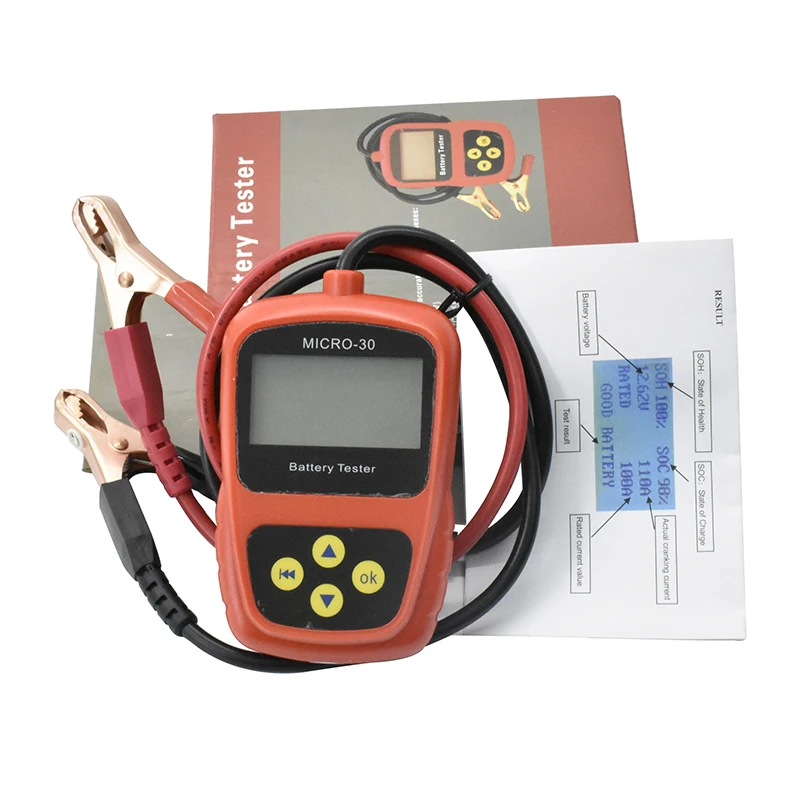 

LANCOL Micro-30 Motorcycle Car Battery Load 300 CCA Tester /Conductance Tester Analyzer Bad Cell Diagnostic Tools For Checking