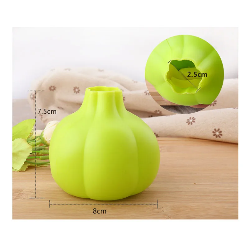 1PCS Food Grade Silicone Onion Peeler Chopper Garlic Clove Peeling Pressing Tool Machine for Kitchen -25 | Дом и сад