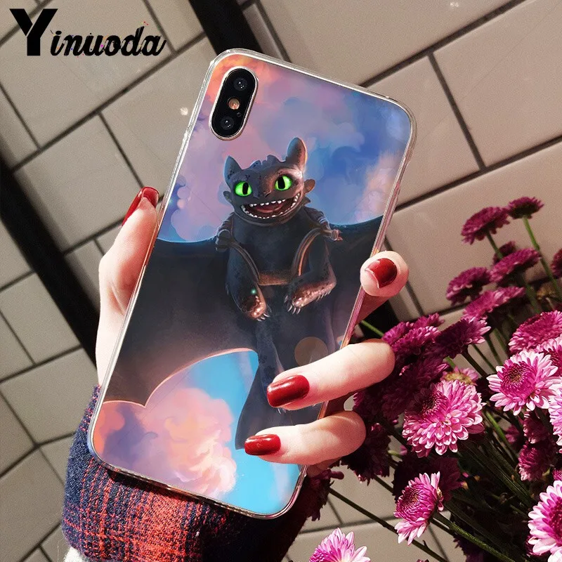 Yinuoda Беззубик Как приручить дракона HTTYD чехол для телефона Apple iPhone 8 7 6 6S Plus X XS MAX 5 5S