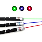 Лазерная точка высокой мощности, Красныйсине-фиолетовыйзеленый лазер 5 мВт, мощный лазер, ручка для презентаций, Видимый луч, мощность яркого света без батареи