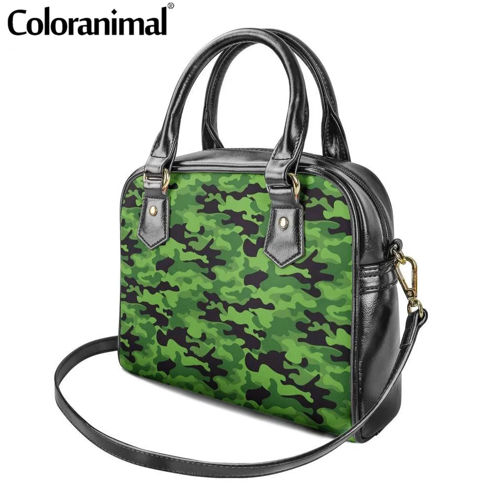 Роскошная женская сумка тоут Coloranimal складная модная из кожи ПУ с цветным