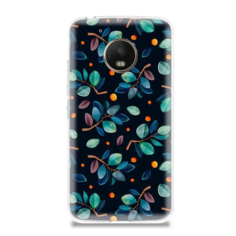 Зеленые растения тренд аксессуары чехол для телефона Motorola Moto G7 G6 G5S G5 E4 Plus G4 E5 Play Fit