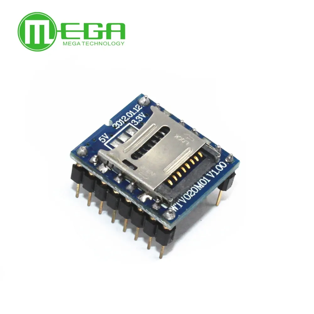 10 шт. встроенная SD-карта MP3 звуковой модуль голосовой для PIC Arduino 2560 UNO R3 |
