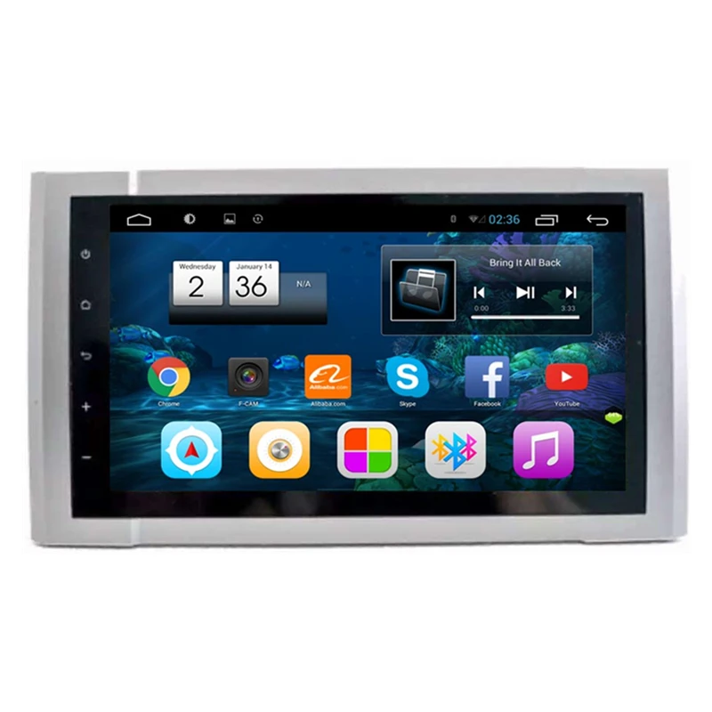 Автомобильный мультимедийный стерео плеер 9 дюймов Android GPS навигация DVD радио