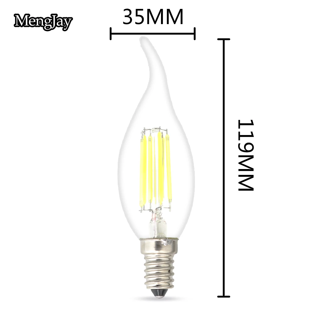 5-кратный новый дизайн энергосберегающая светодиодсветильник лампа 4 Вт 6 E14 с