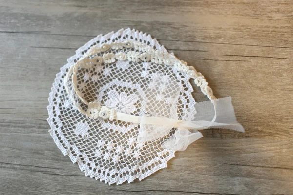Модный Тюль с цветочным орнаментом для искусственных волос|bowknot headband|fashion