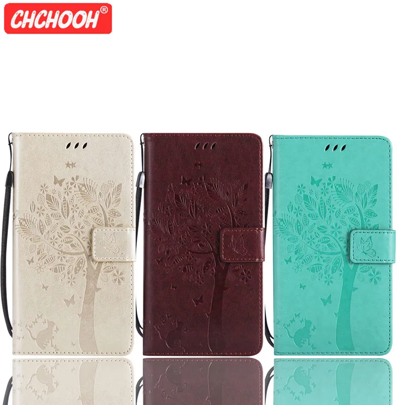 Чехол для htc U11 Coque Роскошные дерево солнце тиснение кожа флип чехол телефон мешки