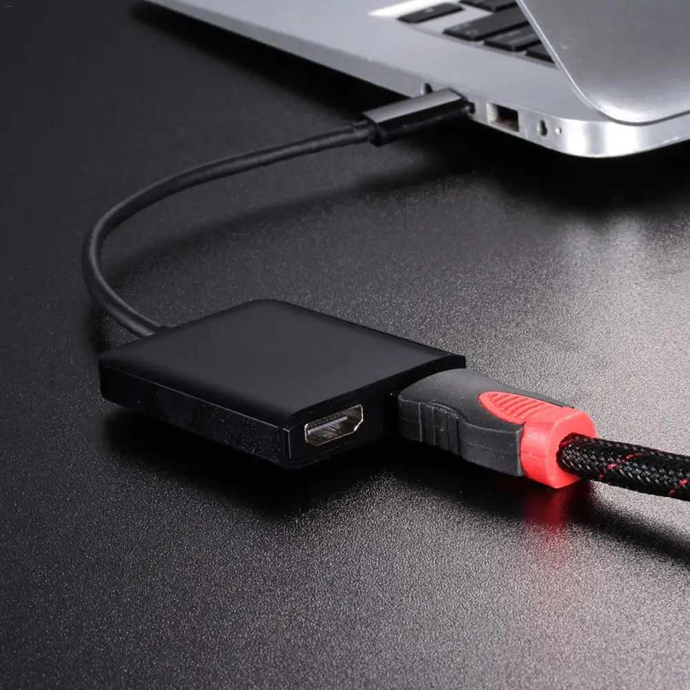 4k HD Dual-screen USB-C To Dual HDMI Adapter 4K @ 60hz Topoint C-to-HDMI Converter For MacBook / Pro 2016/2017/2018 Sams | Электроника