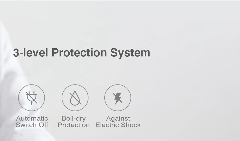 Xiaomi Mijia Deerma 0.6L складной портативный чайник для воды ручной Электрический колба для воды горшок авто защита от пауэрта проводной чайник
