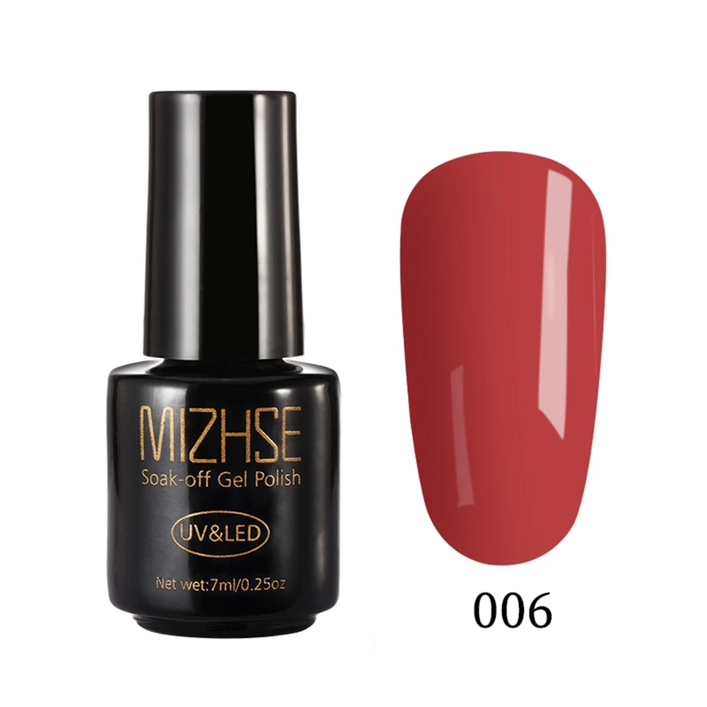 006 MIZHSE 1 шт. гель УФ Lakiery Hybrydowe светодиодный Enamels Semi Esmalte Полупостоянный Французский маникюр Belle Fille гель для ногтей - Цвет: 006