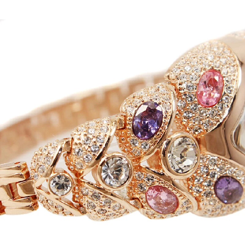 Женские наручные кварцевые часы Melissa модные женские браслет стразы роскошные