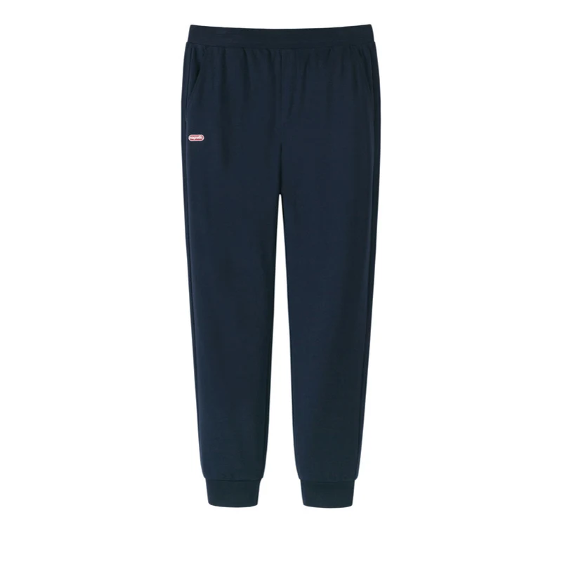 SEMIR повседневные брюки летние брюки мужские новые спортивные штаны с вышитыми буквами трикотажные брюки - Цвет: deep blue