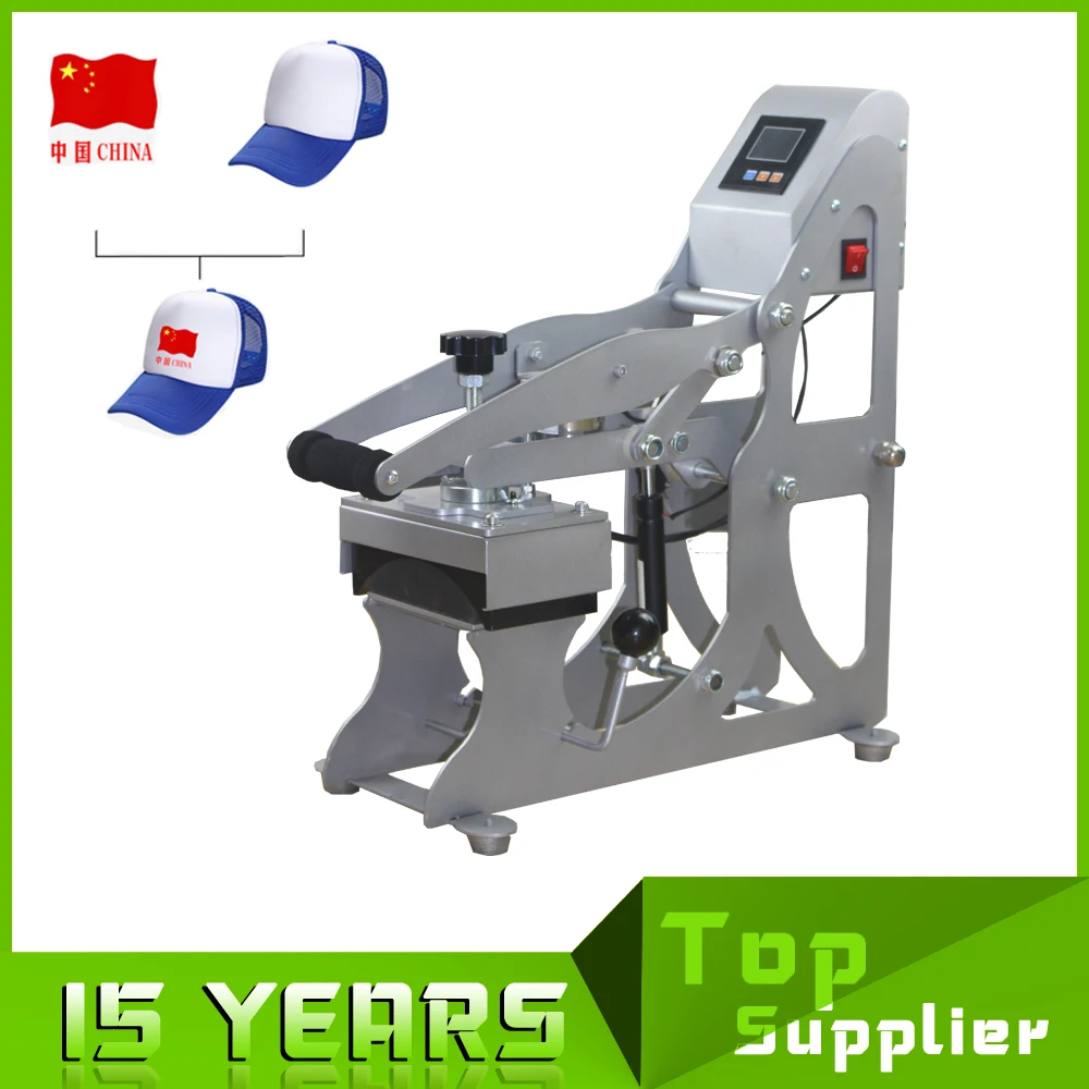 

2IN1 Semi auto T-shirt and Cap Heat Press Printing Machine Flat heat transfer size 12x12cm NO.AH1701