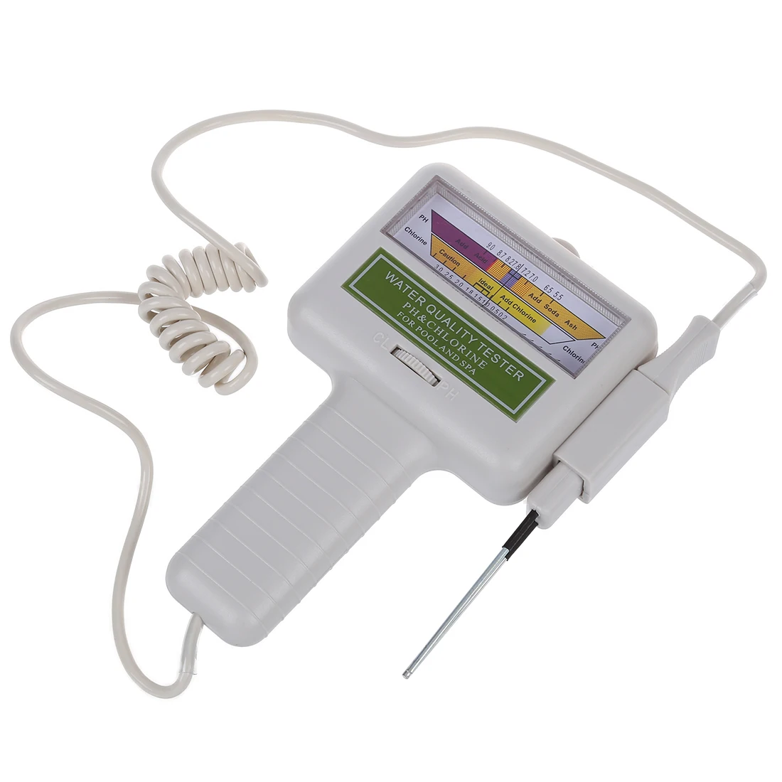 Best price Water Quality PH/CL2 Chlorine Tester Level Meter for Swimming Pool Spa White | Инструменты