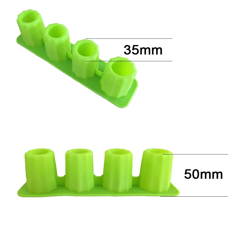 

DIY Ice Cube Mold 3D Popsicle Mold Glass Cup Shape Ice Maker Freeze Tray Kitchen Bar Party Drink Ice Cube Tray Cream Tools