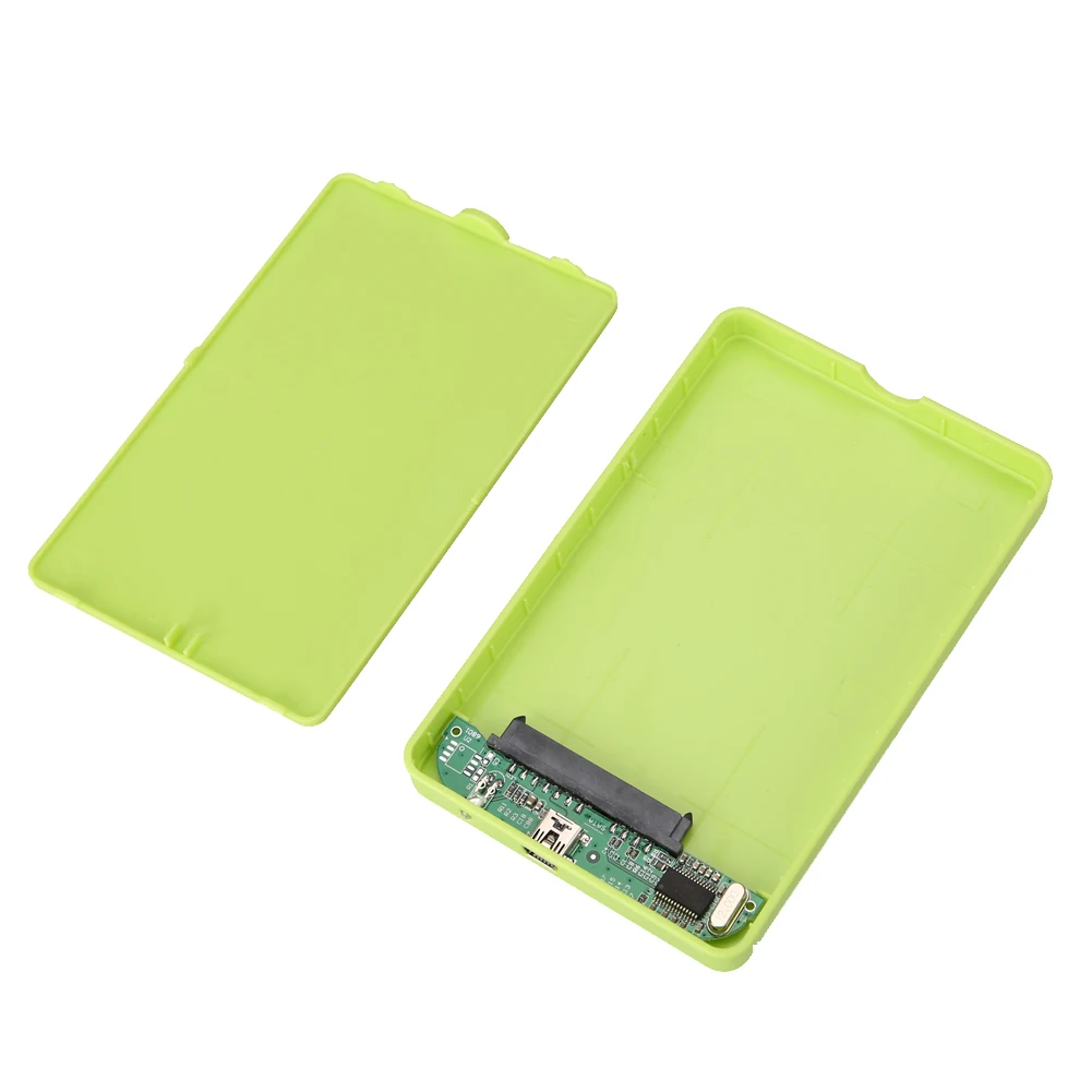 2,5 дюймов высокоскоростной USB 2,0 SATA Поддержка 2 ТБ мобильный жесткий диск HDD внешний карман коробка для Mac OS ноутбук ПК