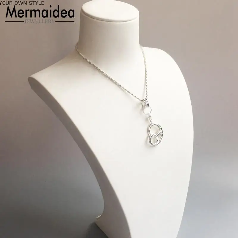 Женская подвеска с серебряным покрытием Ювелирное Украшение в стиле Pretzel