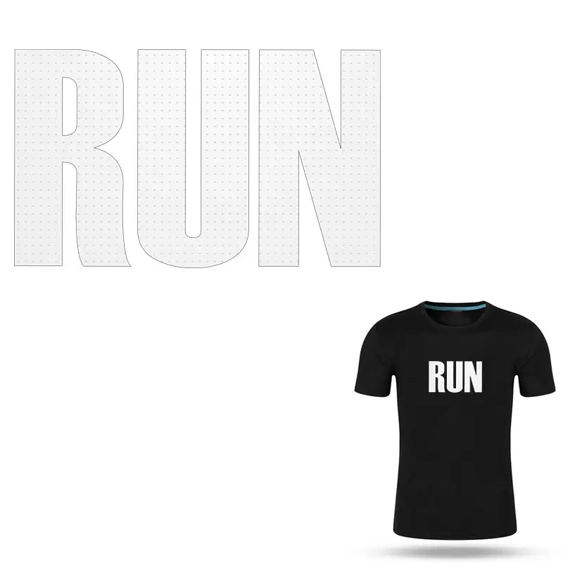 COSBILL RUN термоклейкие нашивки с надписью для одежды сделай сам моющиеся взрослых