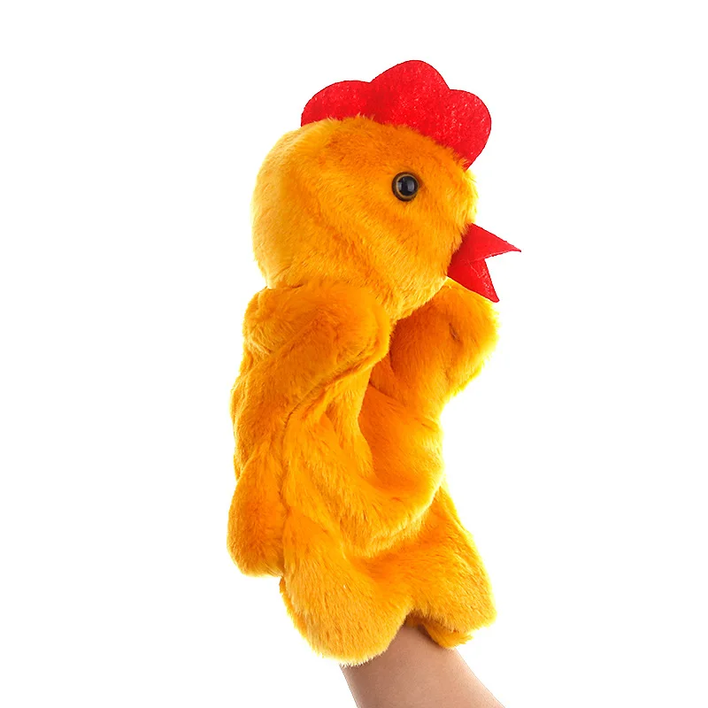 Hand Puppet Мультфильм плюшевый слон панда кошка рука Перчаточная кукла обучения игрушечные лошадки для детей Marionetes Fantoche марионетки кукольный театр игрушка на руку марионетка пальчиковый театр игрушки на руку пальчиковые - Цвет: Hand Puppet