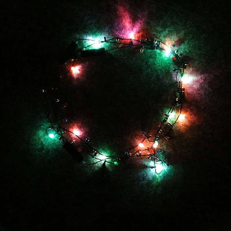 

100PCS Led Necklace Flashing Beaded Light Glowing Pendant Necklaces Toys Christmas Gift Party Favor Gifts Free Shipping