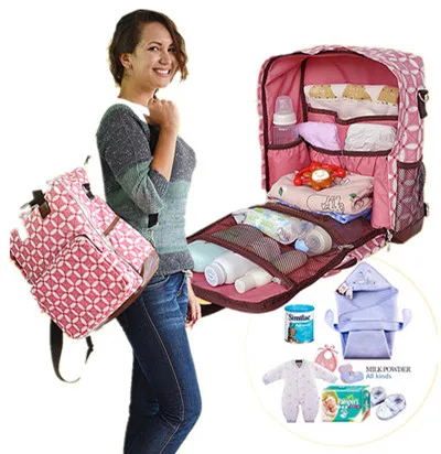 

Promition! Large capacity multifunctional mummy backpack nappy bag baby diaper bags mommy maternity bag babies care product