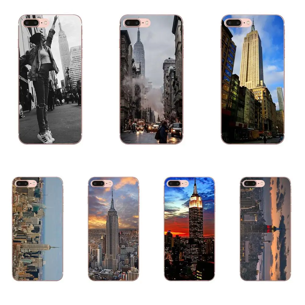 Мягкие чехлы для телефонов Xiaomi Mi3 Mi4 Mi4C Mi4i Mi5 Mi 5S 5X 6 6X 8 SE A1 Max Mix 2 Note 3 4 New York Empire State